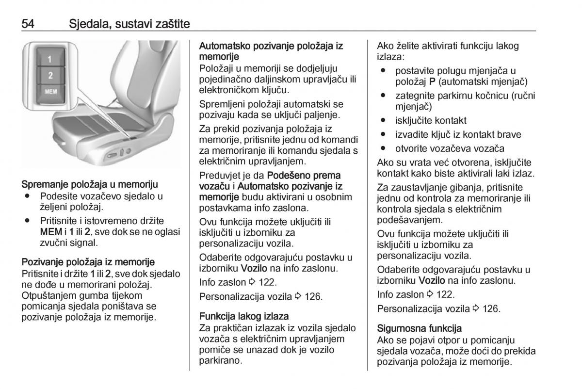 Opel Astra K V 5 vlasnicko uputstvo / page 56