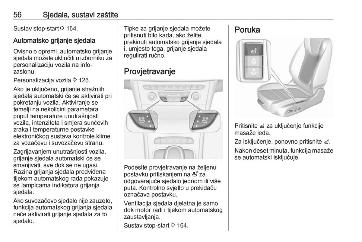 Opel Astra K V 5 vlasnicko uputstvo / page 58