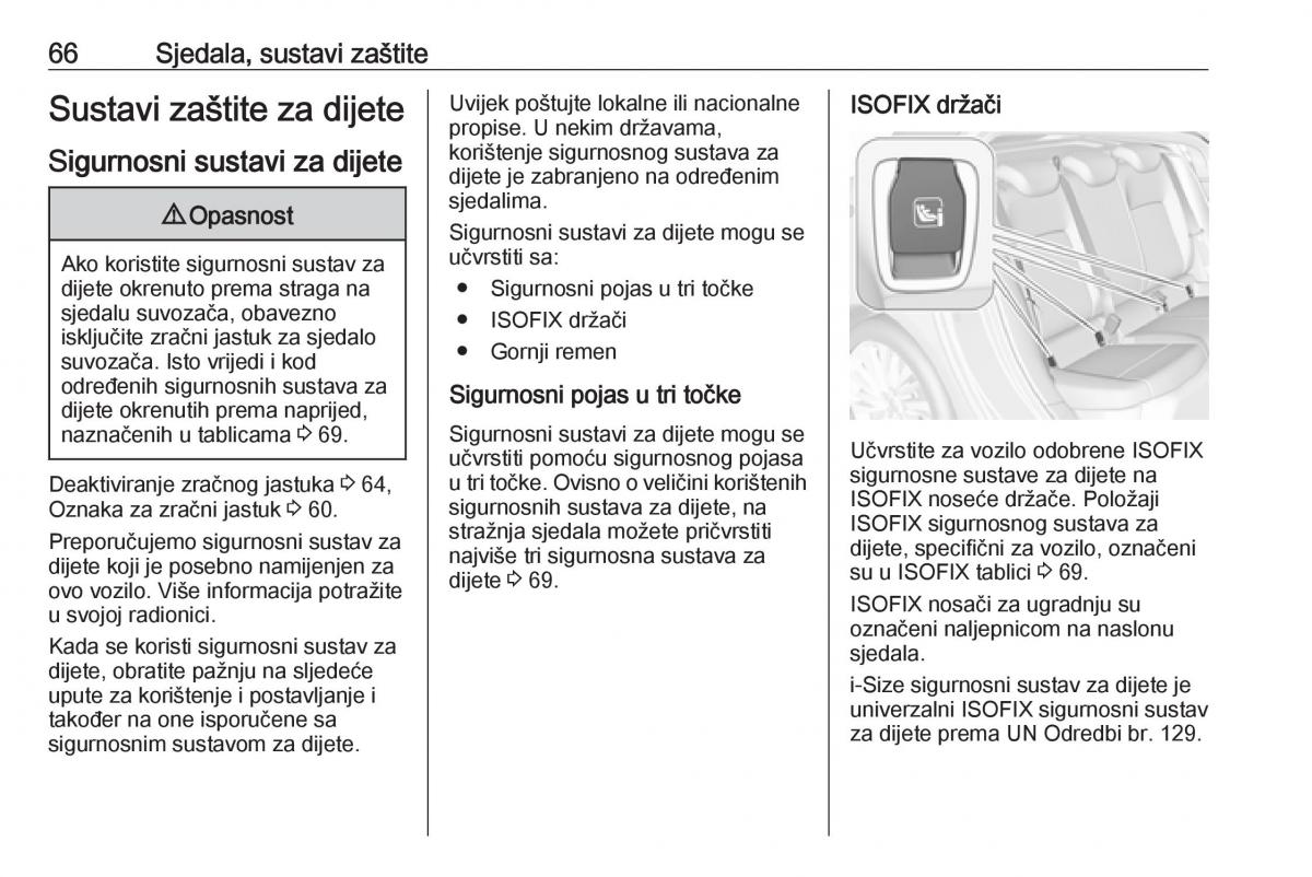 Opel Astra K V 5 vlasnicko uputstvo / page 68