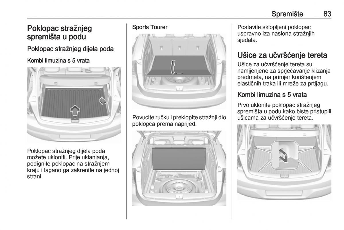 Opel Astra K V 5 vlasnicko uputstvo / page 85