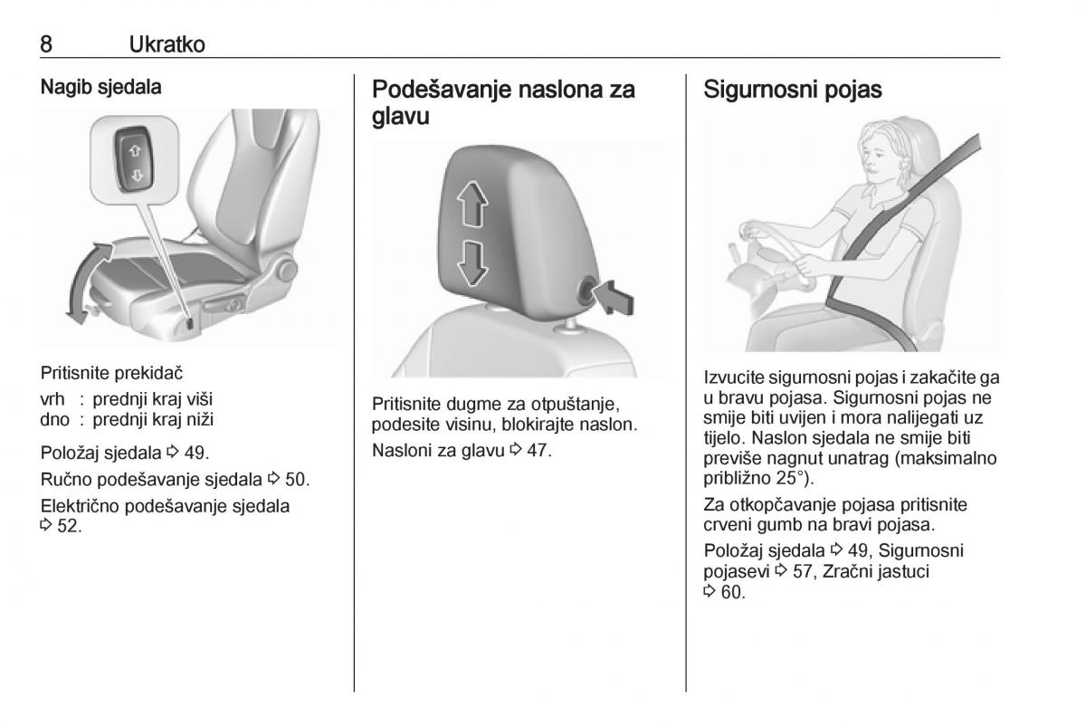 Opel Astra K V 5 vlasnicko uputstvo / page 10