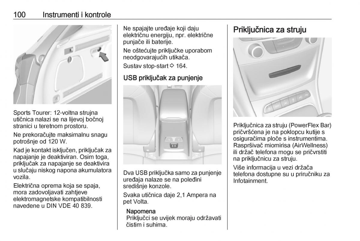 Opel Astra K V 5 vlasnicko uputstvo / page 102