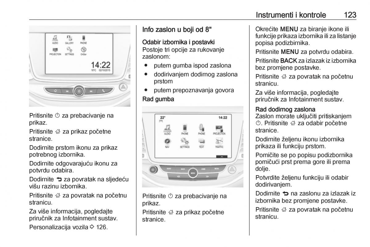 Opel Astra K V 5 vlasnicko uputstvo / page 125