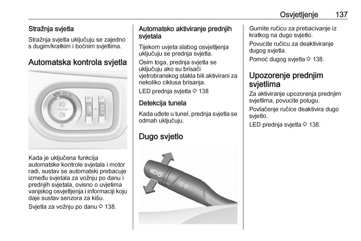 Opel Astra K V 5 vlasnicko uputstvo / page 139