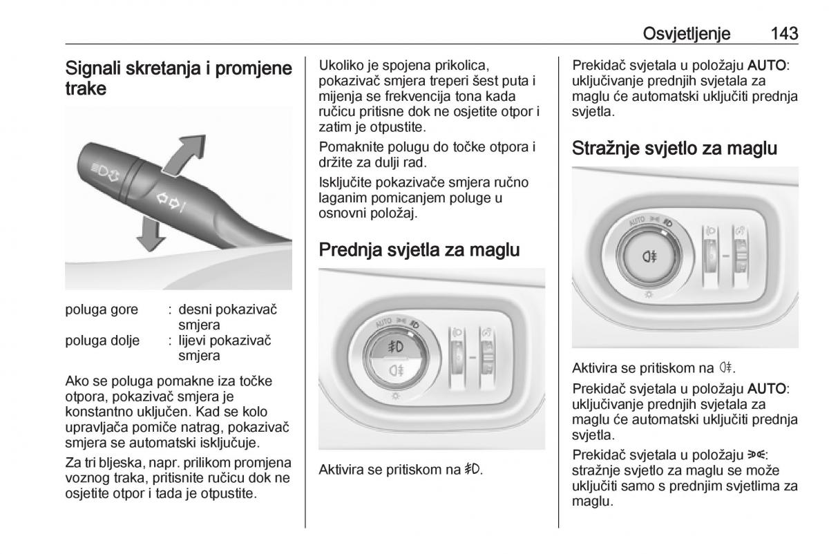 Opel Astra K V 5 vlasnicko uputstvo / page 145