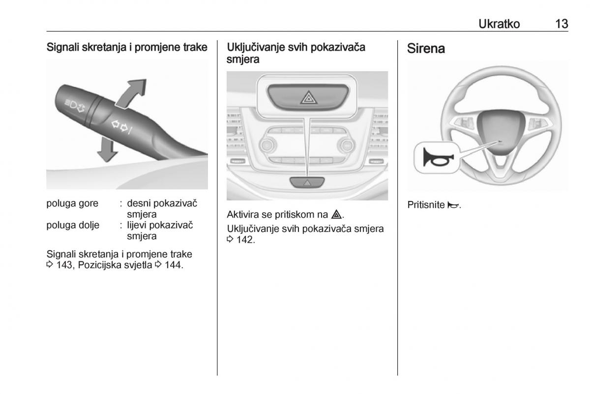 Opel Astra K V 5 vlasnicko uputstvo / page 15