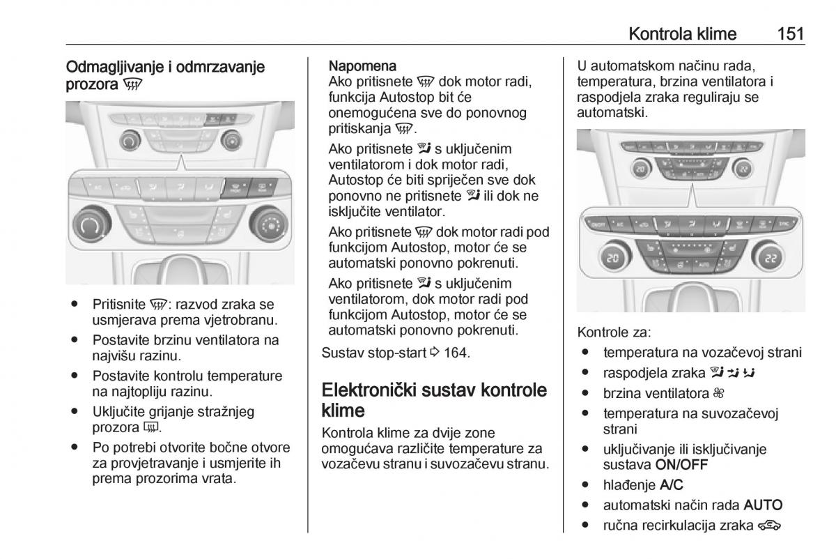 Opel Astra K V 5 vlasnicko uputstvo / page 153