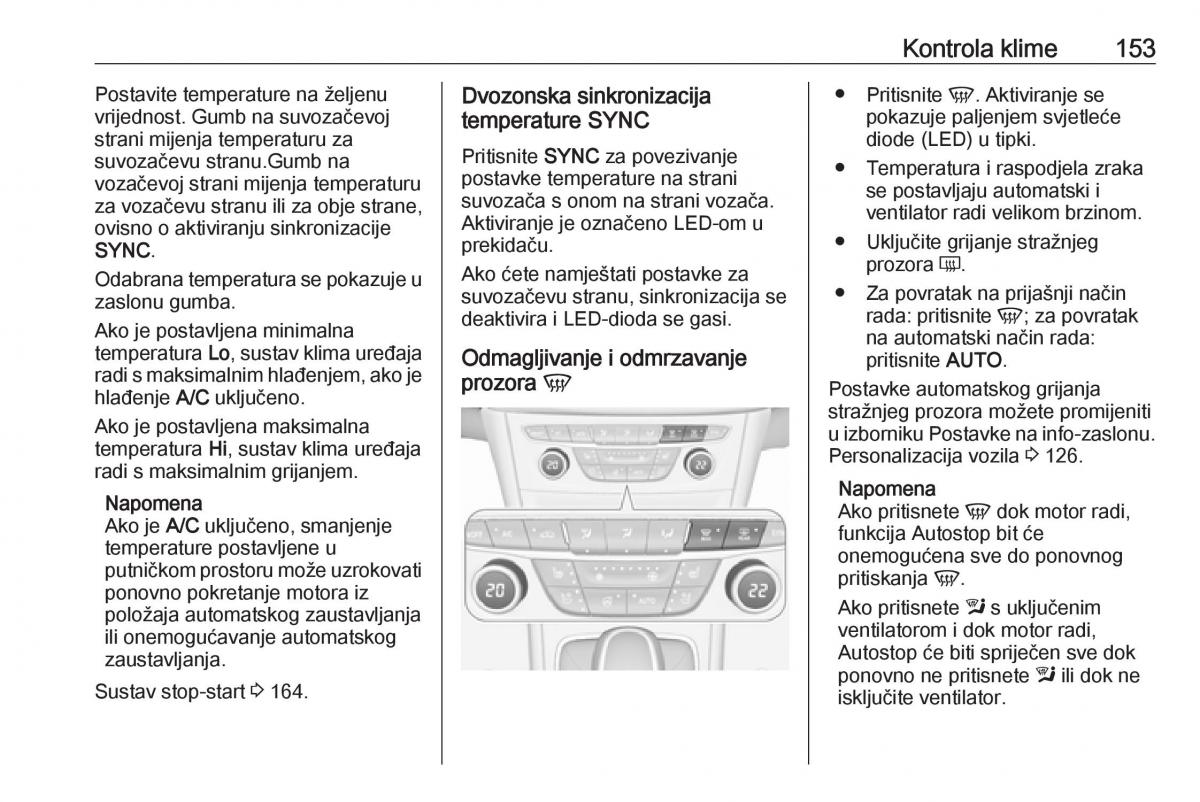 Opel Astra K V 5 vlasnicko uputstvo / page 155