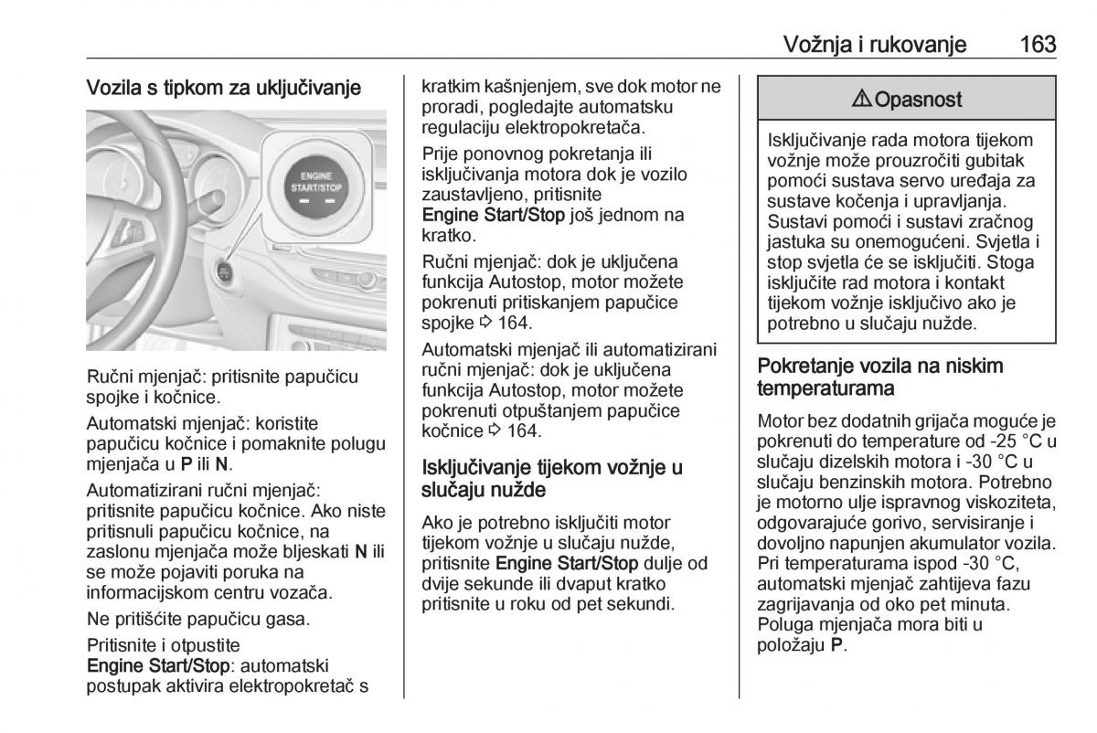 Opel Astra K V 5 vlasnicko uputstvo / page 165