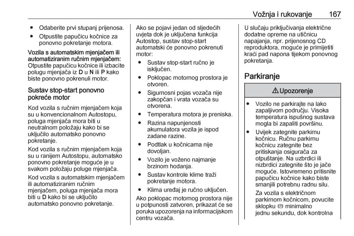 Opel Astra K V 5 vlasnicko uputstvo / page 169