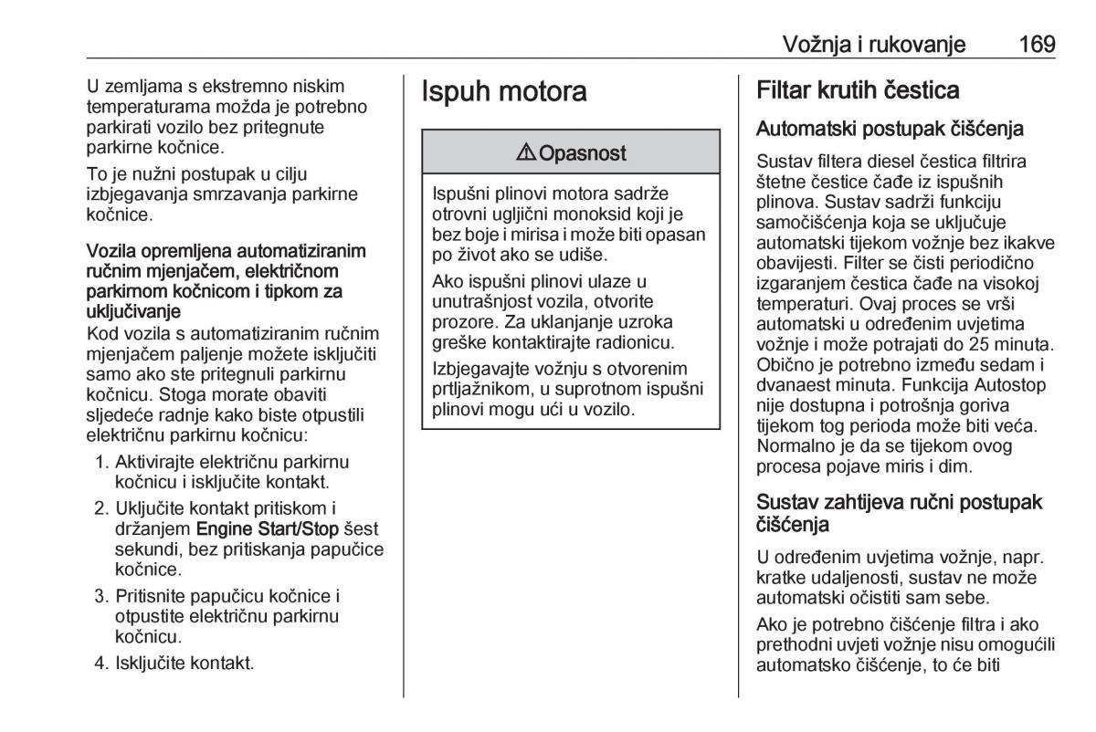 Opel Astra K V 5 vlasnicko uputstvo / page 171