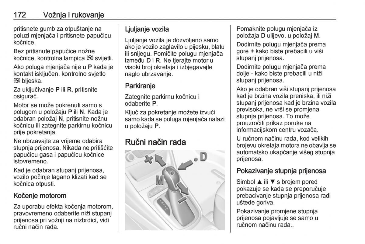 Opel Astra K V 5 vlasnicko uputstvo / page 174