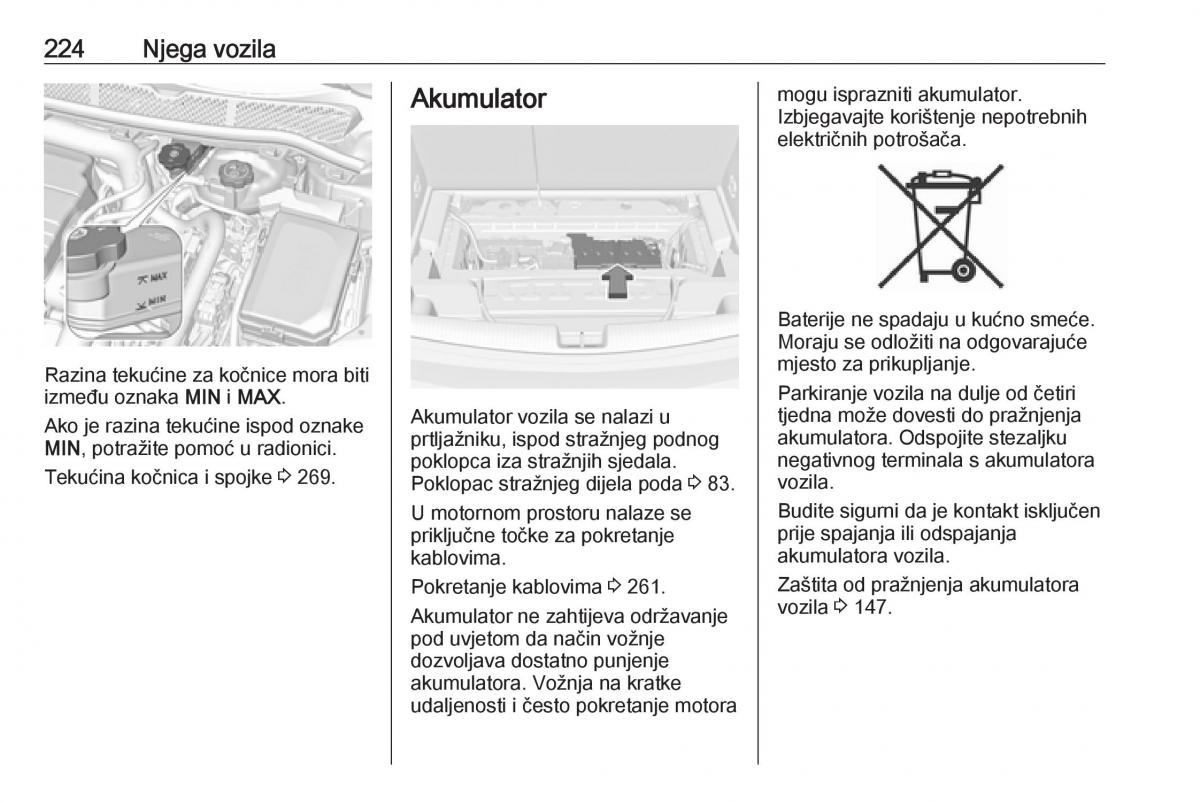 Opel Astra K V 5 vlasnicko uputstvo / page 226