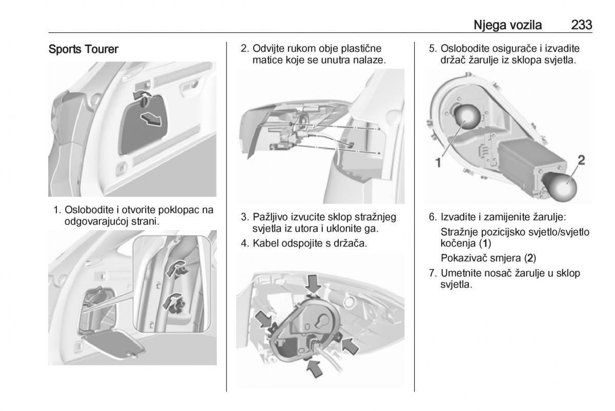 Opel Astra K V 5 vlasnicko uputstvo / page 235