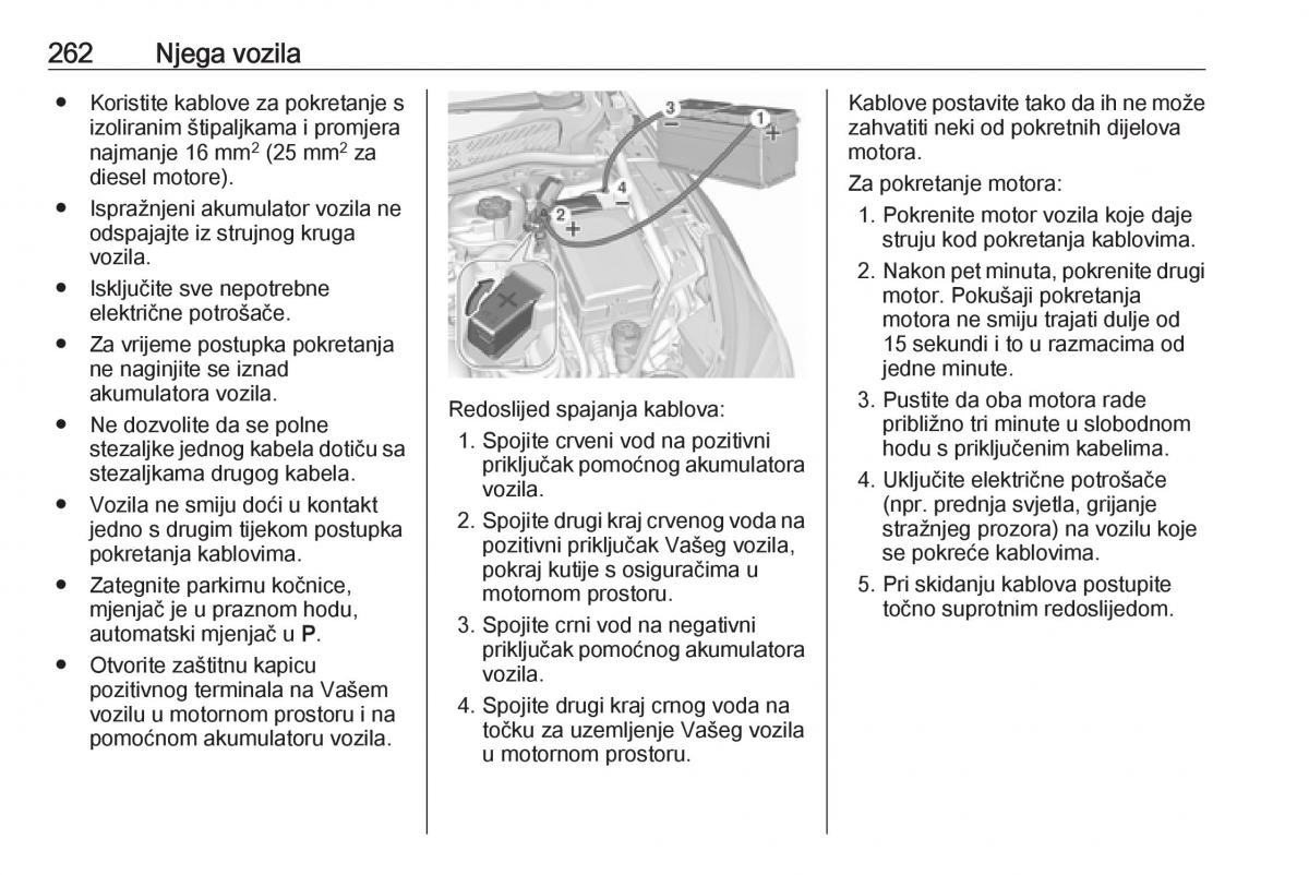 Opel Astra K V 5 vlasnicko uputstvo / page 264