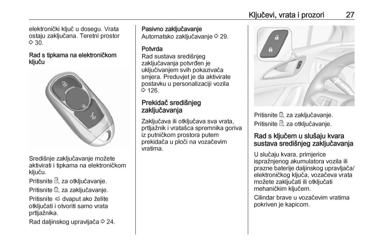 Opel Astra K V 5 vlasnicko uputstvo / page 29