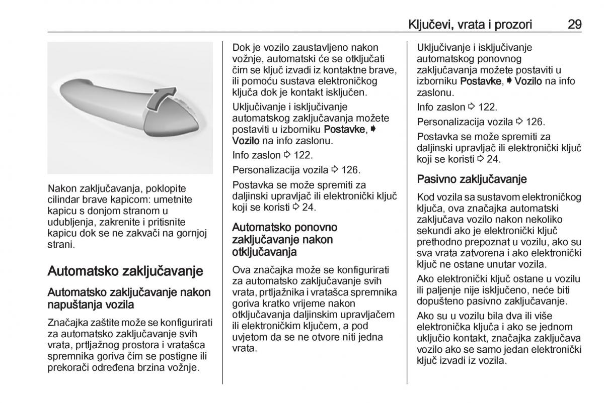 Opel Astra K V 5 vlasnicko uputstvo / page 31