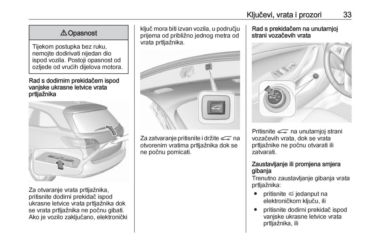 Opel Astra K V 5 vlasnicko uputstvo / page 35