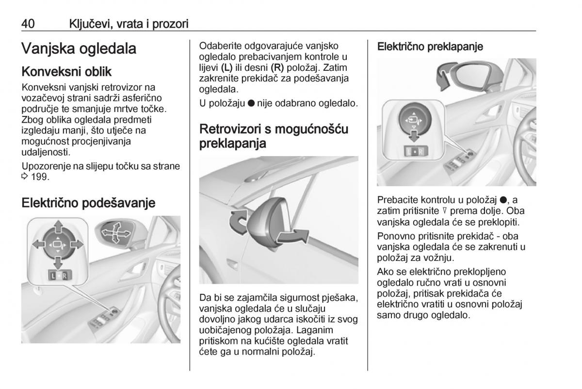 Opel Astra K V 5 vlasnicko uputstvo / page 42