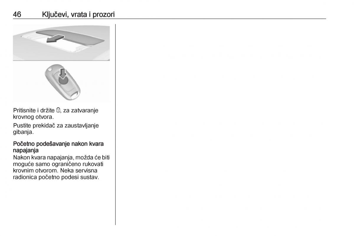 Opel Astra K V 5 vlasnicko uputstvo / page 48