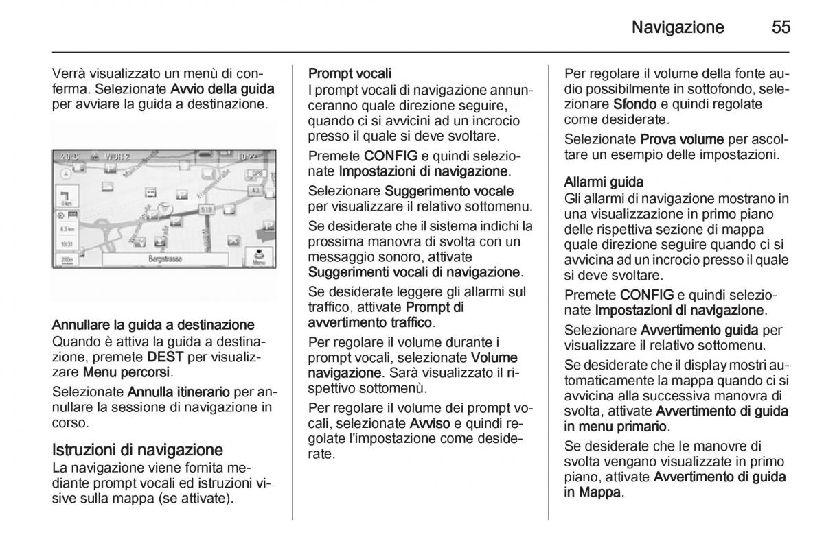 Opel Astra K V 5 manuale del proprietario / page 55