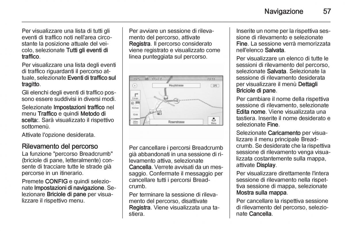 Opel Astra K V 5 manuale del proprietario / page 57