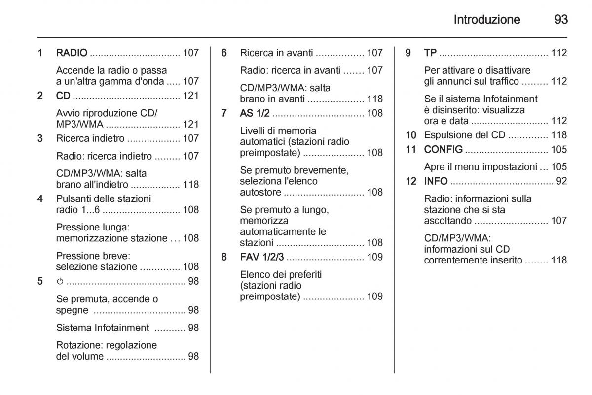 Opel Astra K V 5 manuale del proprietario / page 93