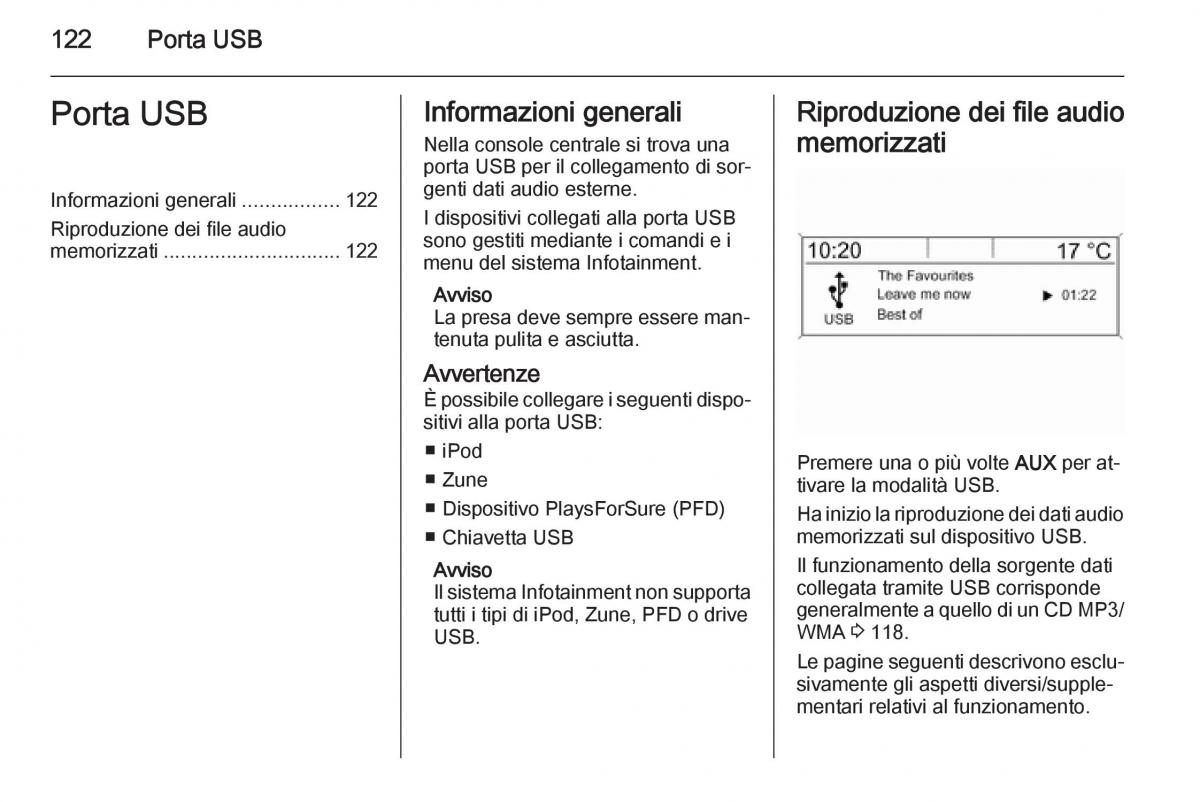 Opel Astra K V 5 manuale del proprietario / page 122