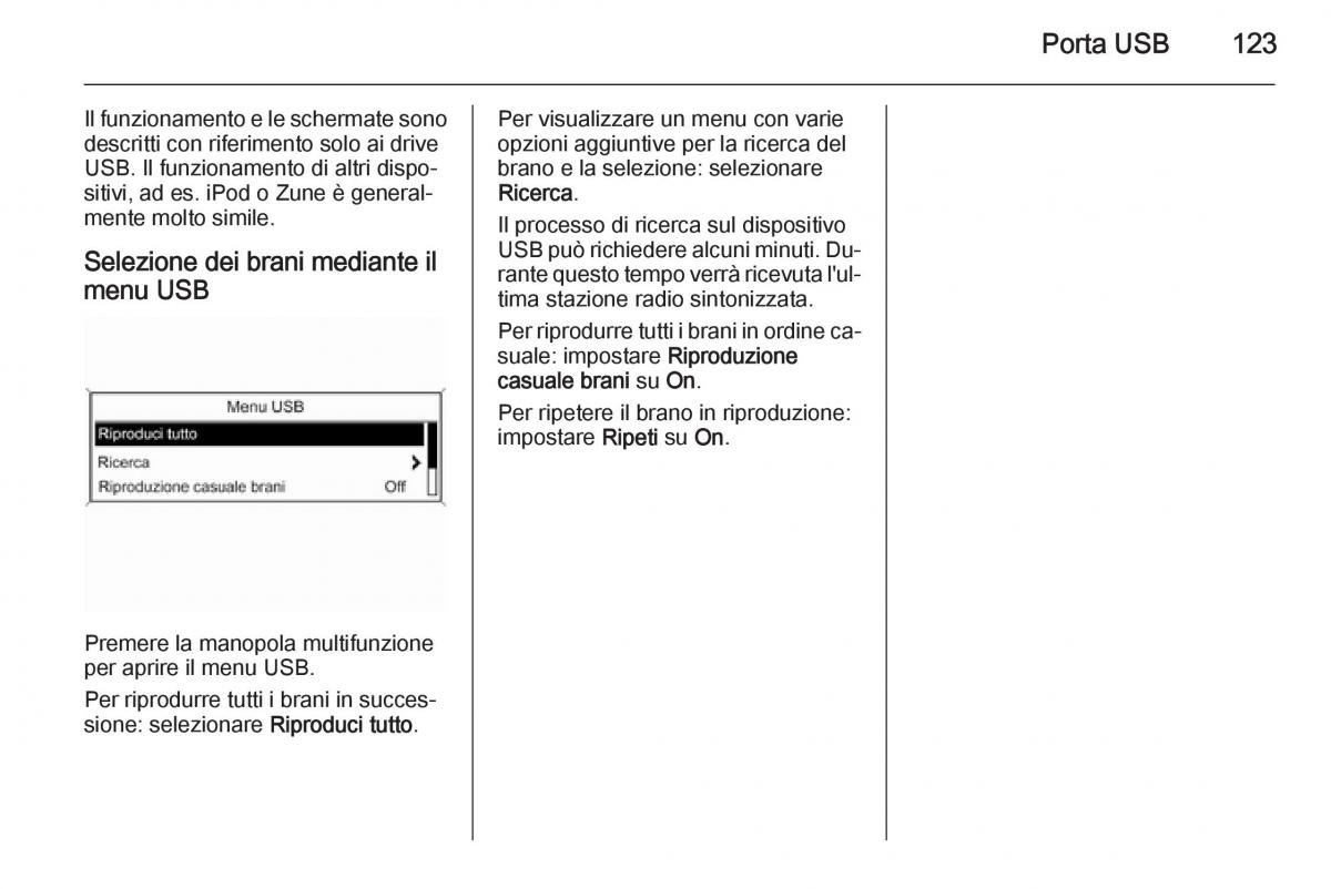 Opel Astra K V 5 manuale del proprietario / page 123