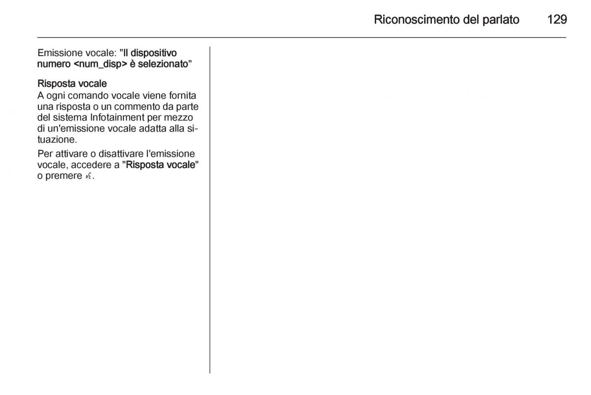 Opel Astra K V 5 manuale del proprietario / page 129