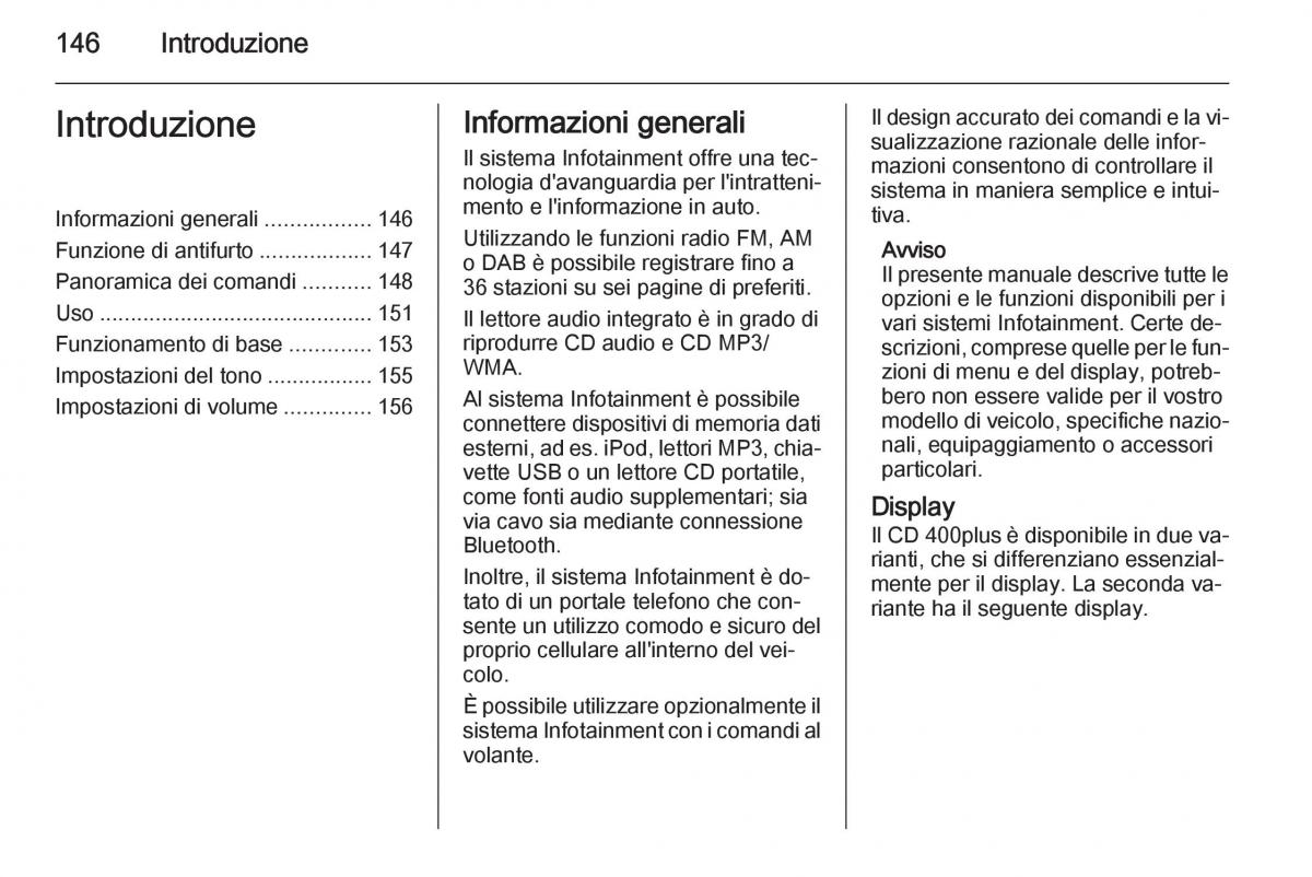 Opel Astra K V 5 manuale del proprietario / page 146