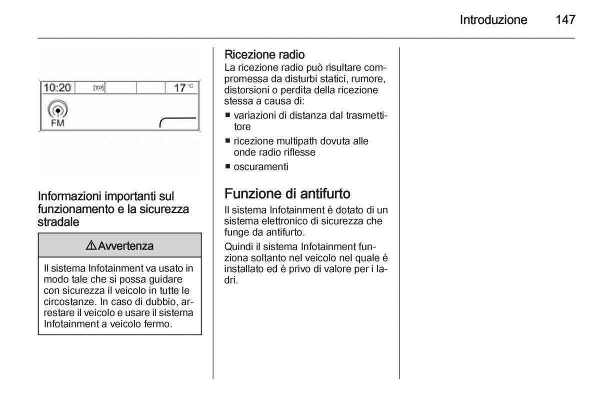 Opel Astra K V 5 manuale del proprietario / page 147