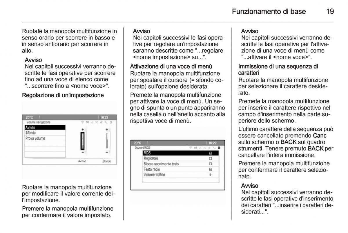 Opel Astra K V 5 manuale del proprietario / page 19