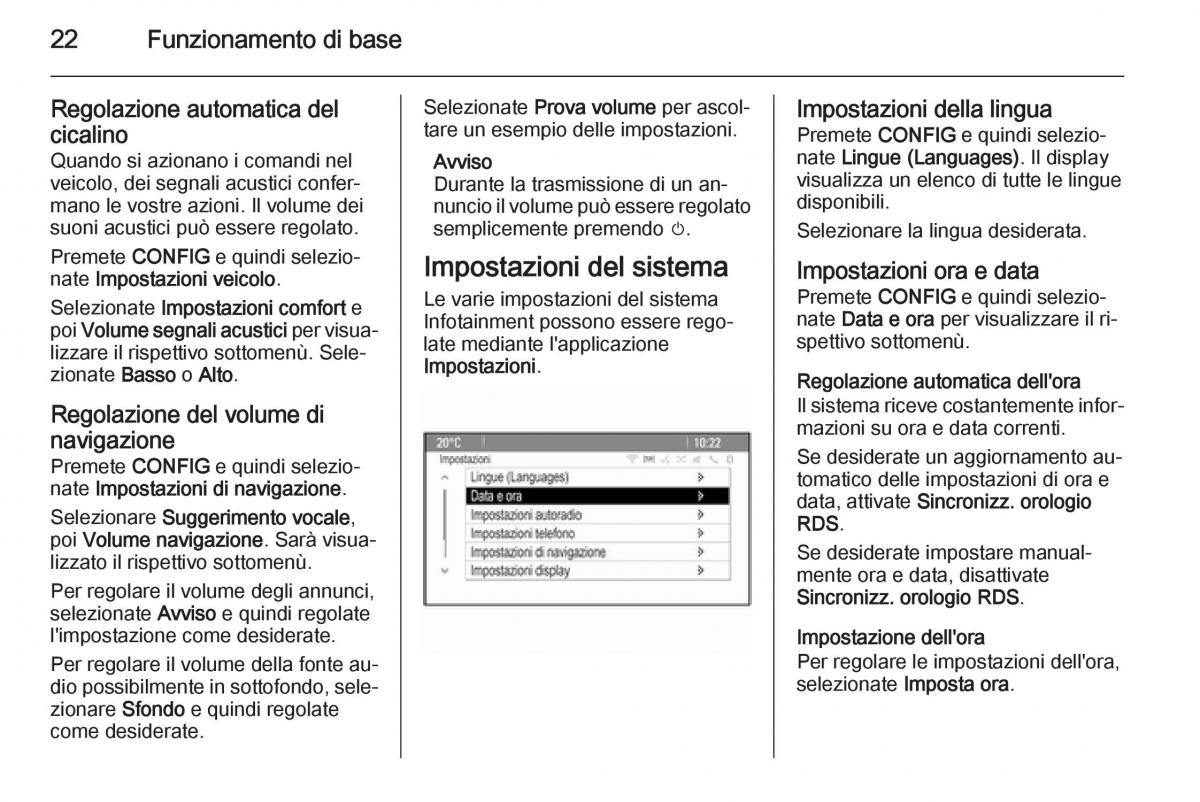 Opel Astra K V 5 manuale del proprietario / page 22