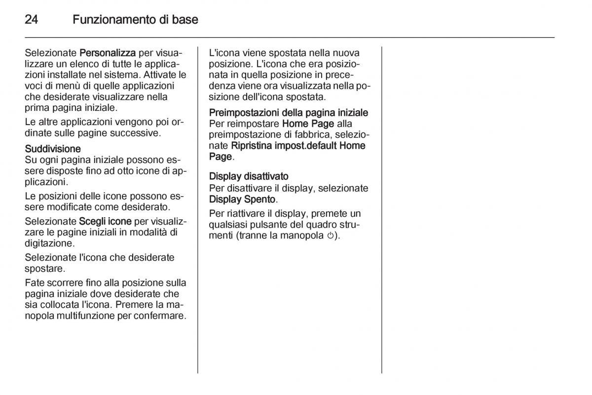 Opel Astra K V 5 manuale del proprietario / page 24