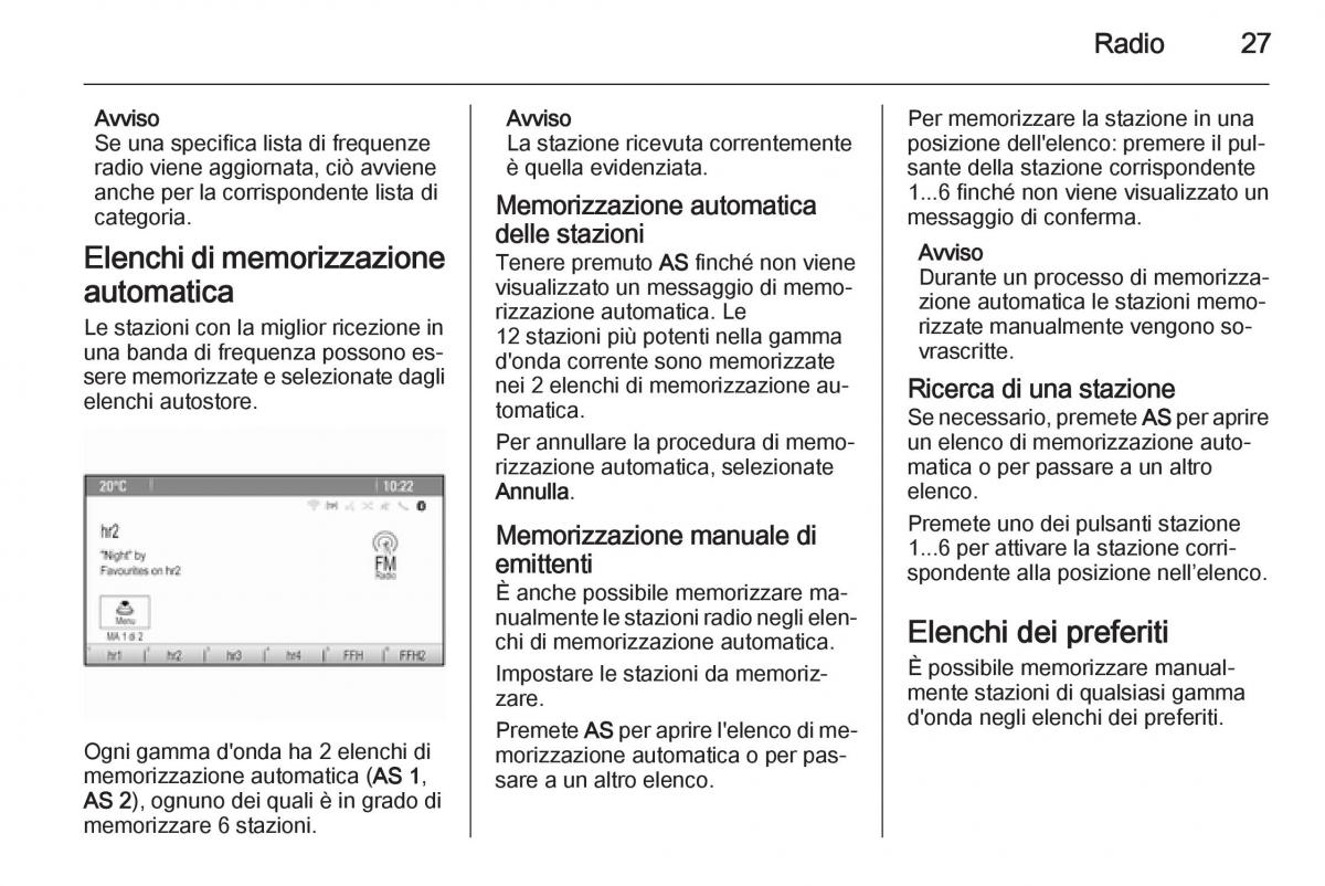 Opel Astra K V 5 manuale del proprietario / page 27