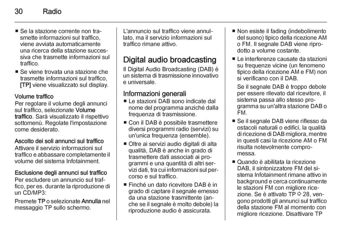 Opel Astra K V 5 manuale del proprietario / page 30