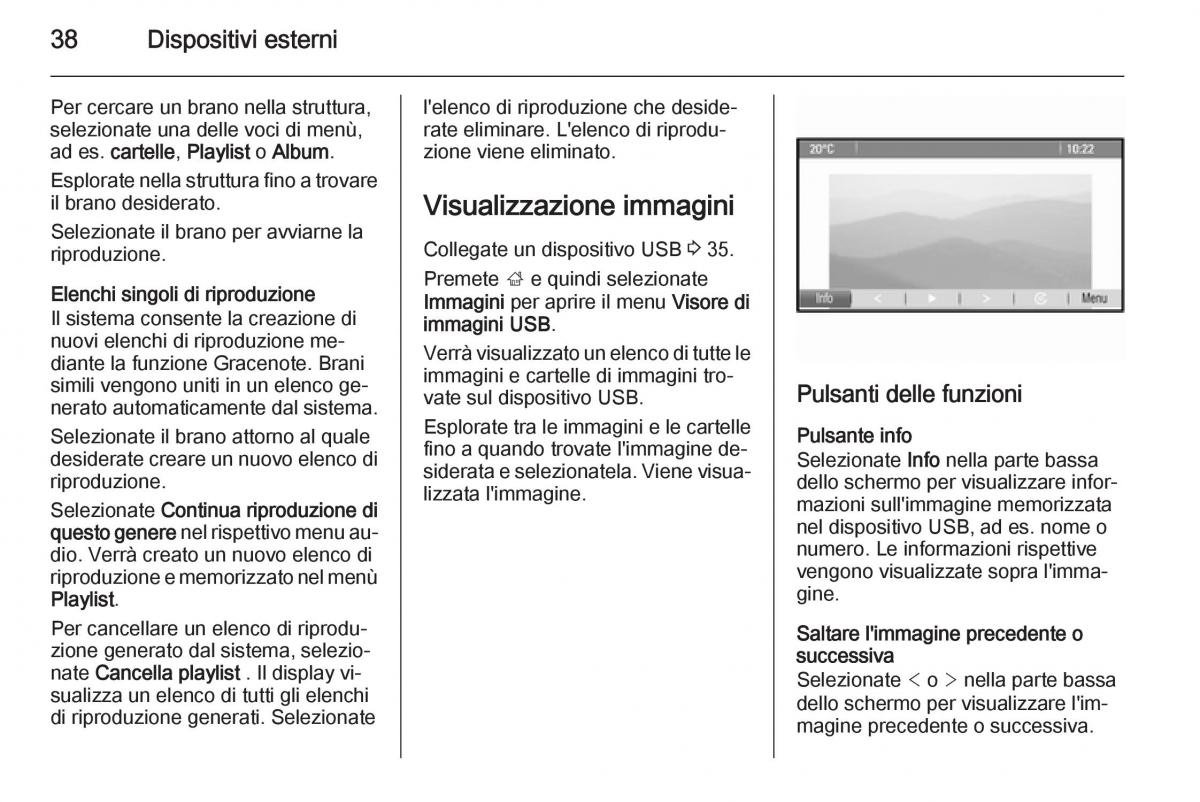 Opel Astra K V 5 manuale del proprietario / page 38