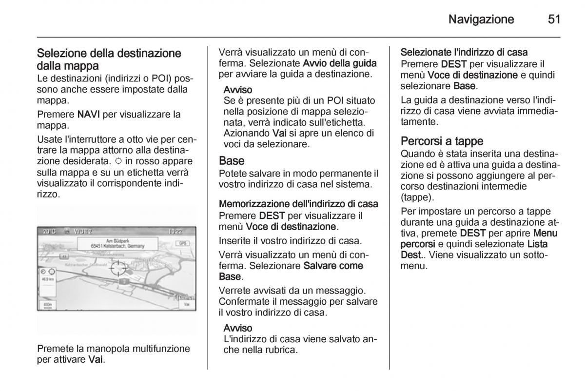 Opel Astra K V 5 manuale del proprietario / page 51