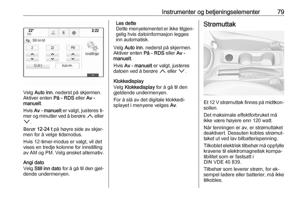 Opel Astra K V 5 bruksanvisningen / page 81