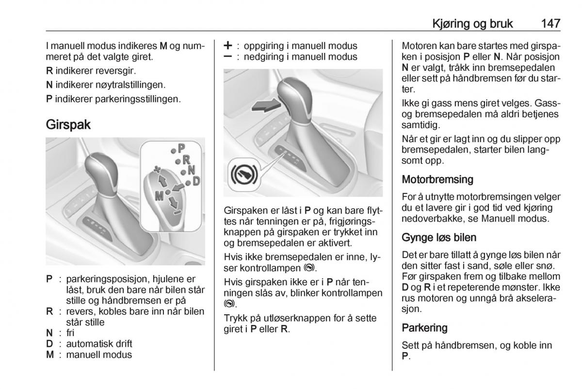 Opel Astra K V 5 bruksanvisningen / page 149