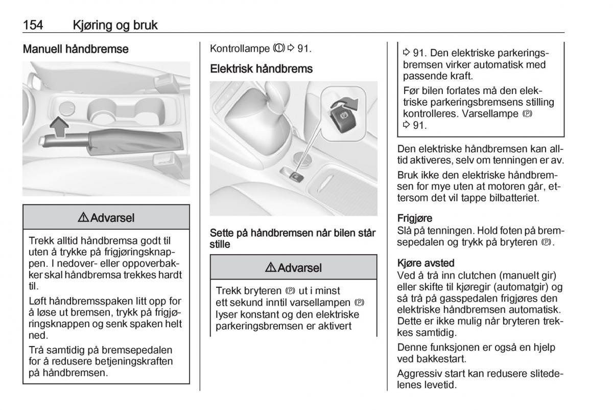 Opel Astra K V 5 bruksanvisningen / page 156