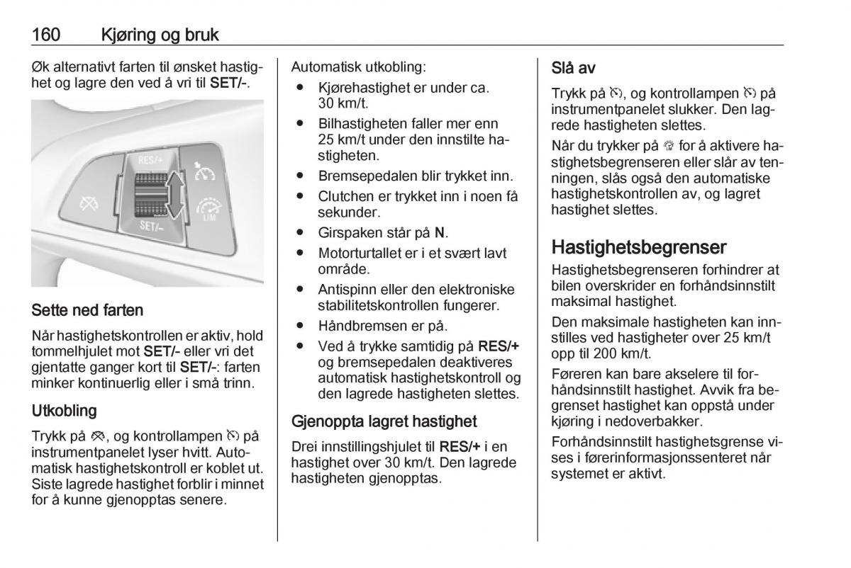 Opel Astra K V 5 bruksanvisningen / page 162