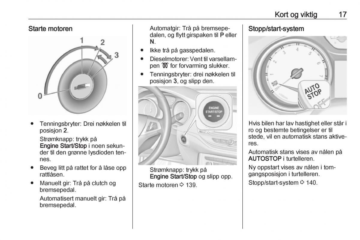 Opel Astra K V 5 bruksanvisningen / page 19