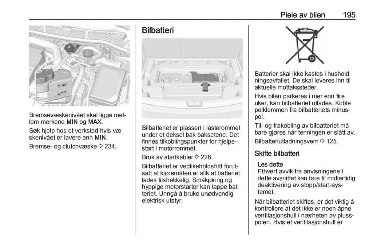 Opel Astra K V 5 bruksanvisningen / page 197