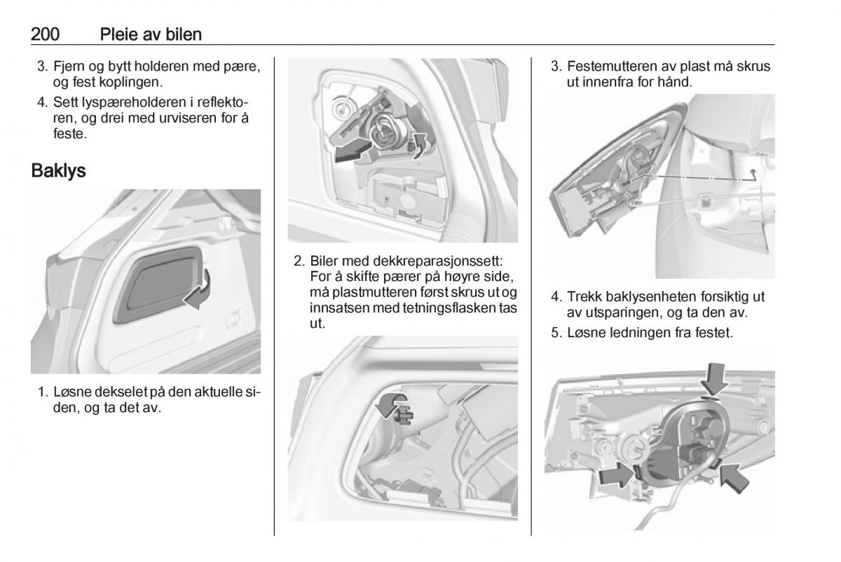 Opel Astra K V 5 bruksanvisningen / page 202