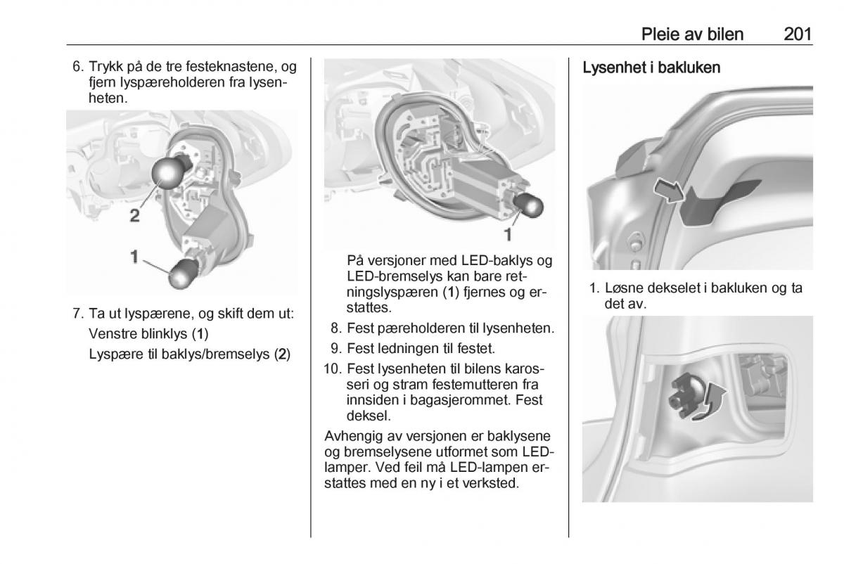 Opel Astra K V 5 bruksanvisningen / page 203