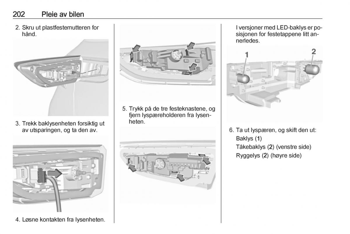 Opel Astra K V 5 bruksanvisningen / page 204