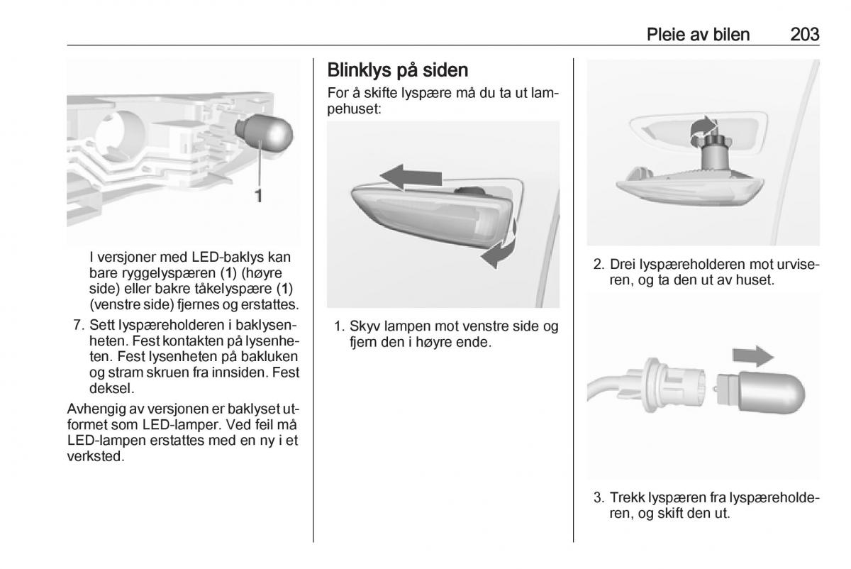 Opel Astra K V 5 bruksanvisningen / page 205