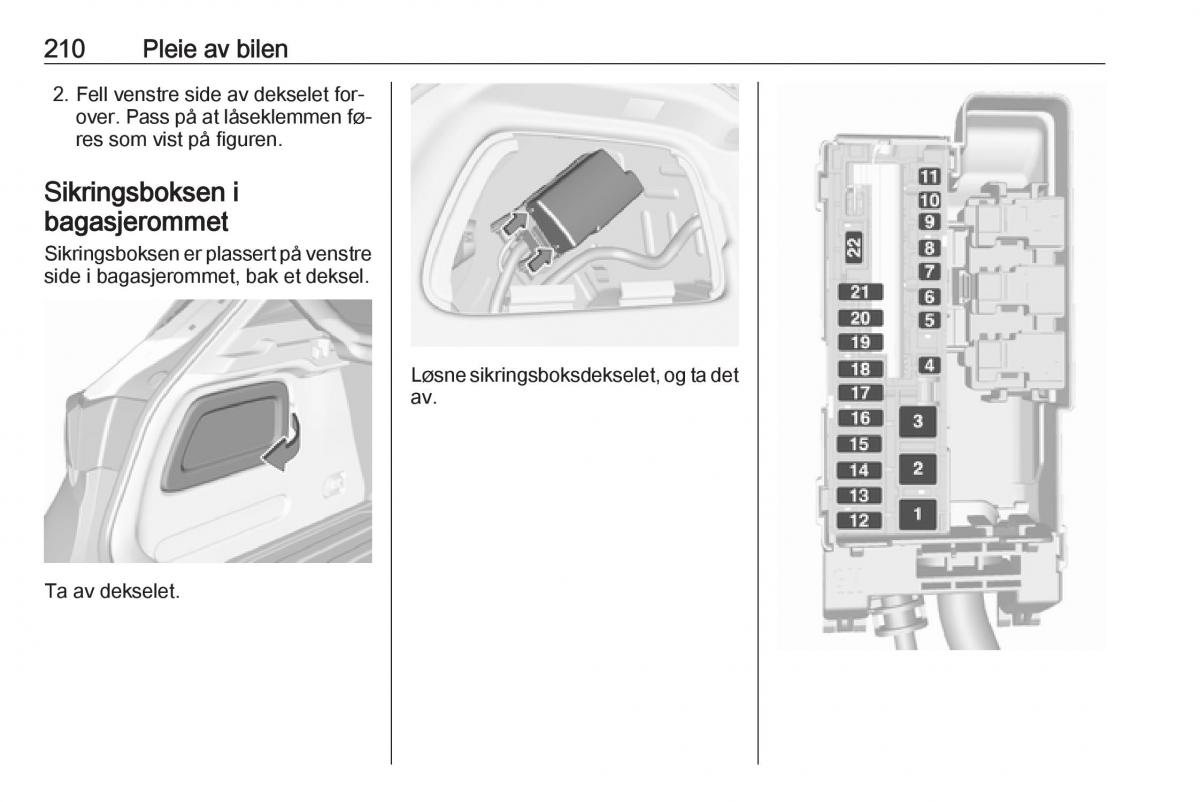 Opel Astra K V 5 bruksanvisningen / page 212